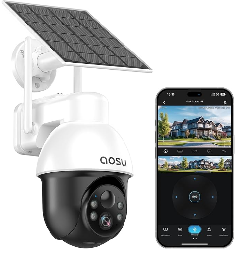Peace of Mind – Solar-powered Wifi Security Camera
